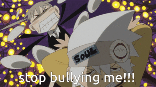 a cartoon character with a sticker that says soul