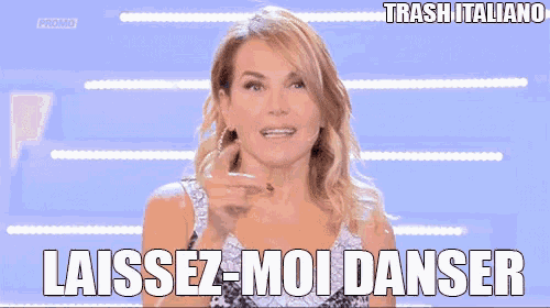 a woman says " laissez-moi danser " in a video