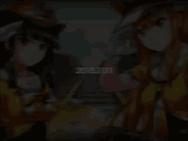 a picture of two anime girls with the date of 20151.11