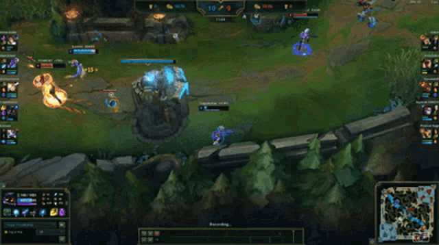 a screen shot of a league of legends game with a player named pit45ur3 being killed