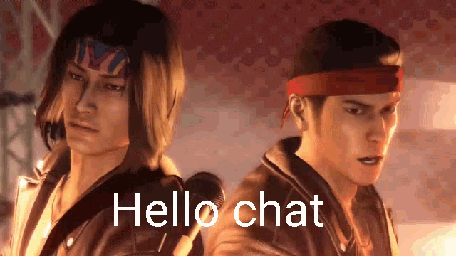 Hello Chat Yakuza0 GIF - Hello Chat Yakuza0 Kiryu GIFs