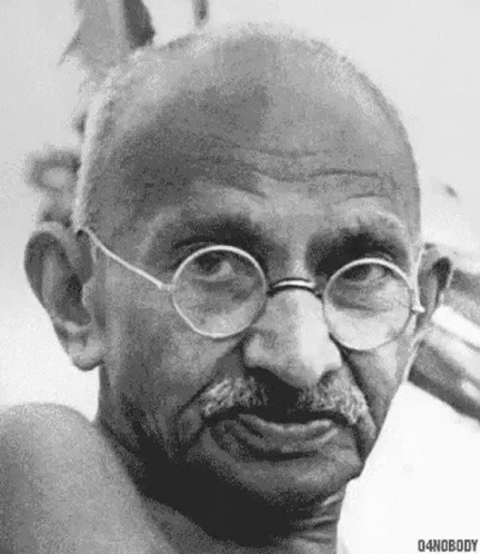 Mahatma Gandhi Raised Eyebrows GIF - Mahatma Gandhi Raised Eyebrows Bleh GIFs