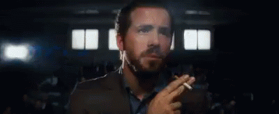 Cigarette GIF - Smooth Ryan Reynolds Cinema GIFs