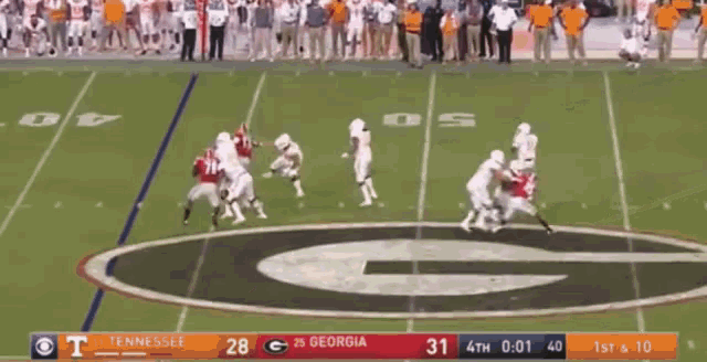 Tennessee Football GIF - Tennessee Football Catch GIFs