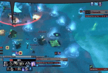 a screenshot of a video game shows a player named sennarth
