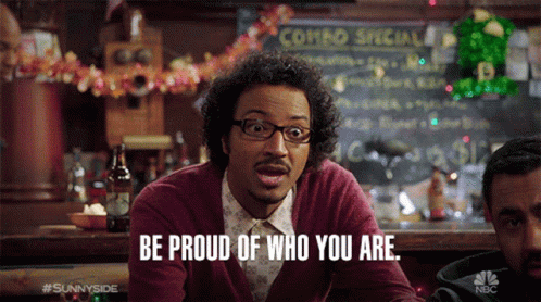 Be Proud Of Who You Are Proud GIF - Be Proud Of Who You Are Proud Pride GIFs