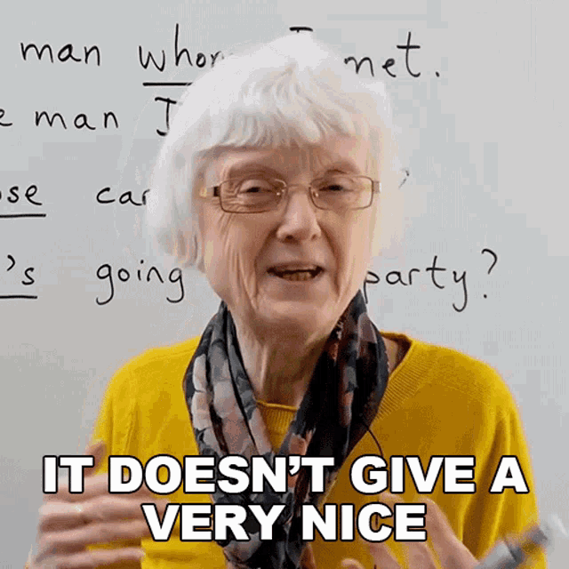 It Doesnt Give A Very Nice Impression Gill GIF - It Doesnt Give A Very Nice Impression Gill Engvid GIFs