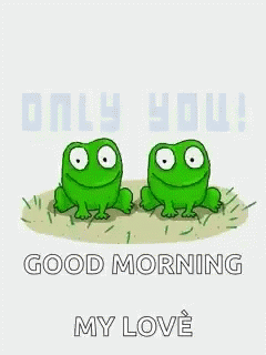 Good Morning Frogs GIF - Good Morning Frogs Kiss GIFs