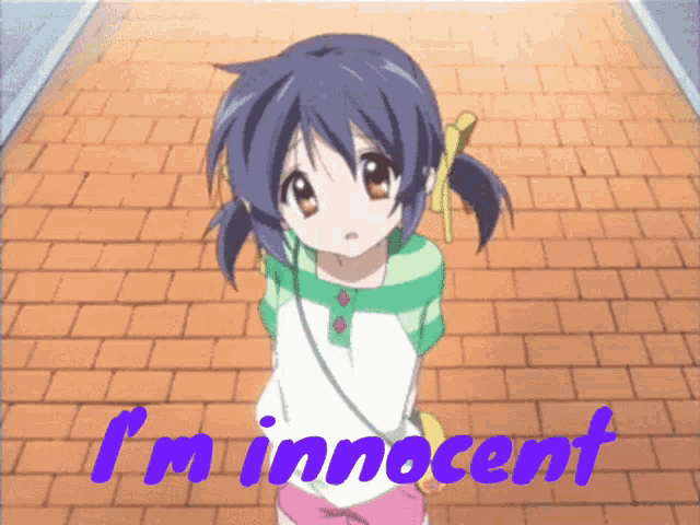 Anime Girl Im Innocent Anime Im Innocent GIF