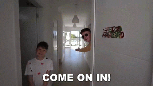 Come On In Adam B GIF - Come On In Adam B Welcome GIFs