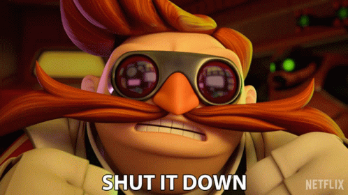Shut It Down Dr Eggman GIF - Shut It Down Dr Eggman Sonic Prime GIFs