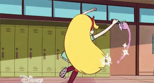 a cartoon of a girl with a disney logo on the bottom