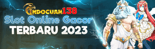 a poster for indocuan138 slot online gacor