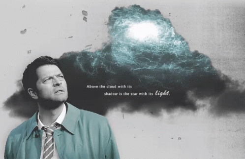 Supernatural Behind The Clouds GIF - Supernatural Behind The Clouds Stars GIFs