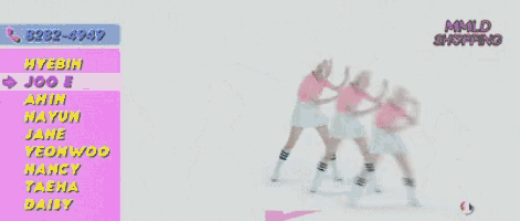 a group of girls are dancing in front of a sign that says " great "