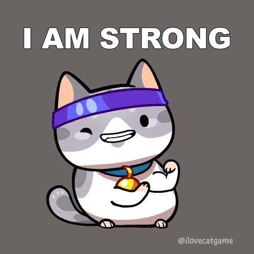 I Am Strong Strong Cat GIF - I Am Strong Strong Strong Cat GIFs