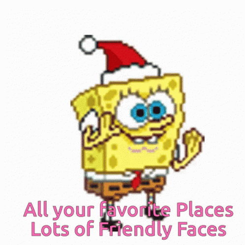 Abc Is The Place Spongebob Friendly Faces GIF - Abc Is The Place Spongebob Friendly Faces Favorite Places GIFs
