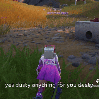 a screenshot of a video game says yes dusty anything for you dusty