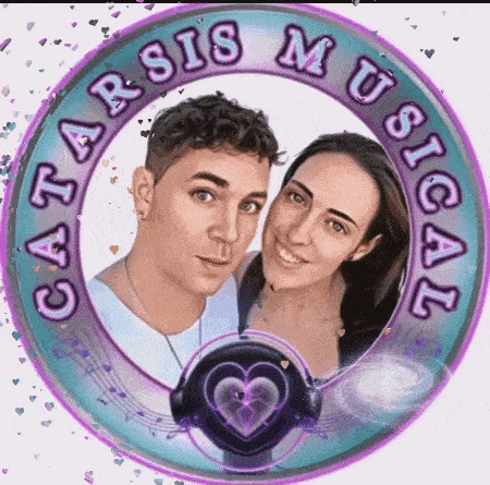a picture of a man and a woman in a circle with the words carsis musical
