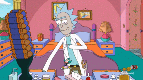 Rick And Morty Simpsons GIF - Rick And Morty Simpsons Pretty GIFs