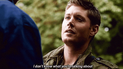 a man is talking to another man and says i don 't know what you 're talking about