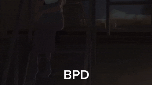 a screenshot of a text message with bpd written in the lower right corner