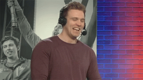 Laughing Dave Olson GIF - Laughing Dave Olson Smite Challenger Circuit Qualifiers GIFs