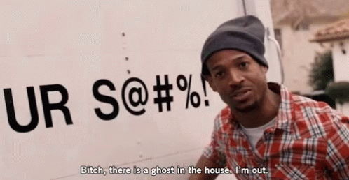 A Haunted House Im Out GIF - A Haunted House Im Out Ghost GIFs