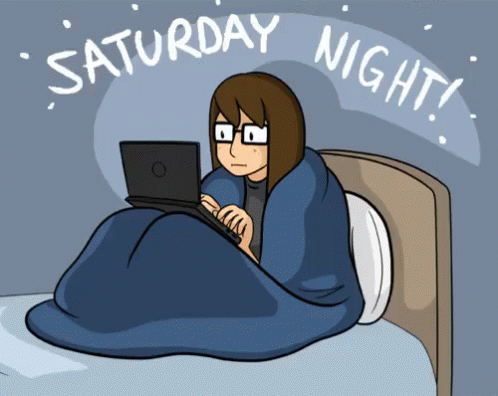 Surfing The Web On A Saturday Night GIF - Saturday Saturdaynight Upallnight GIFs
