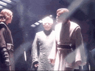 a group of men are standing next to each other in a room .