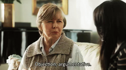 Objection, Argumenative GIF - Objection Argumentative Htgawm How To Get Away With Murder GIFs
