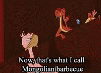 Mushu Mongolian Barbecue GIF - Mushu Mongolian Barbecue Mulan GIFs