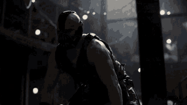 Bane Dark Knight Rises GIF - Bane Dark Knight Rises Broken Back GIFs