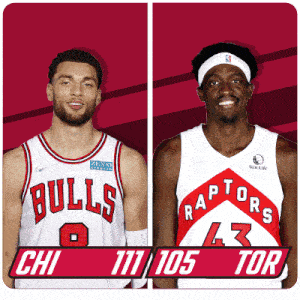 Chicago Bulls (111) Vs. Toronto Raptors (105) Post Game GIF - Nba Basketball Nba 2021 GIFs
