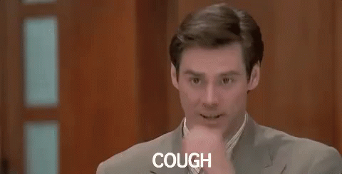 Jim Carrey Cough GIF - Cough Cough Cough Clear Throat GIFs