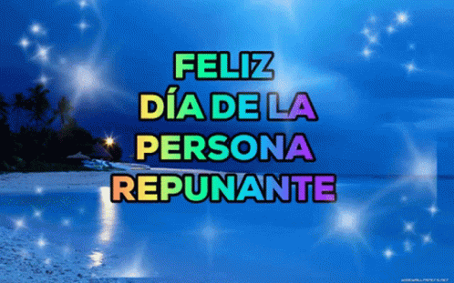 a greeting card that says feliz dia de la persona repunte