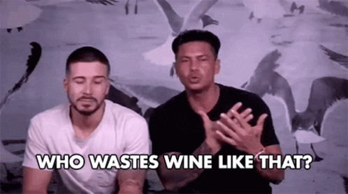 Wasting Wine Gone To Waste GIF - Wasting Wine Gone To Waste Wine Out The Window GIFs