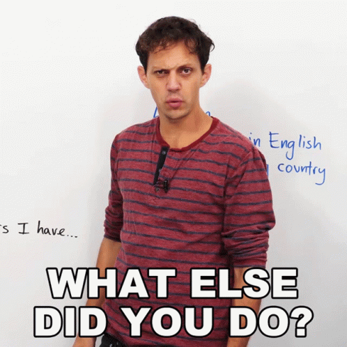 What Else Did You Do Benjamin GIF - What Else Did You Do Benjamin Engvid GIFs