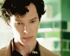 Sherlock Yes GIF - Sherlock Yes Benedict Cumberbatch GIFs