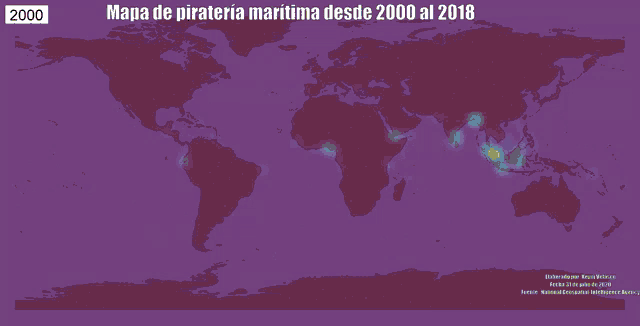 a map of the world with the year 2010 in the upper right corner