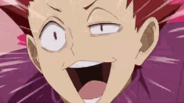 a close up of a cartoon character making a funny face