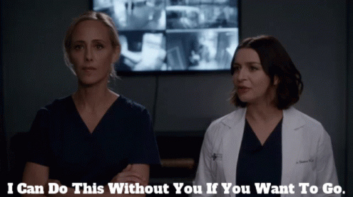 Greys Anatomy Amelia Shepherd GIF - Greys Anatomy Amelia Shepherd I Can Do This Without You GIFs