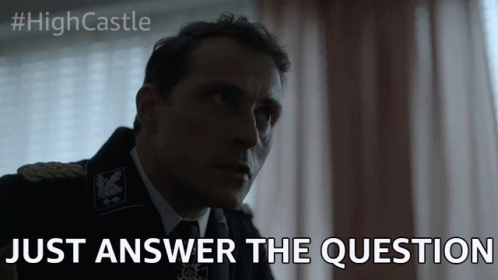 Just Answer The Question Annoyed GIF