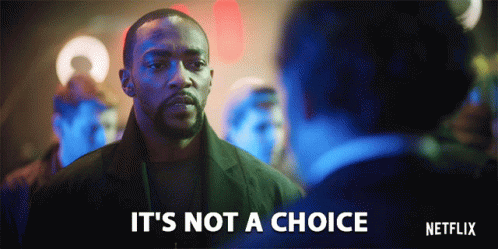 Its Not A Choice Anthony Mackie GIF - Its Not A Choice Anthony Mackie Takeshi Kovacs GIFs