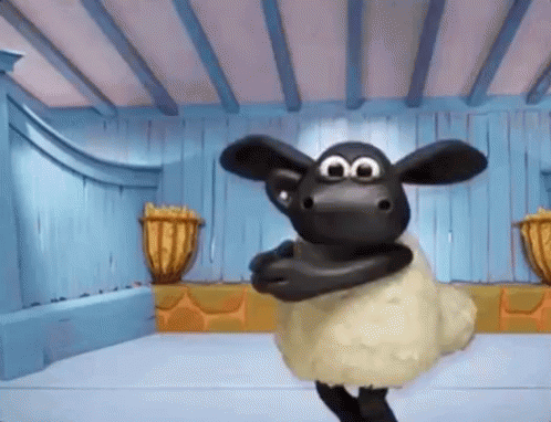 Daora Migos / Curtindo / Ovelha / Feliz GIF - Sheep Great Awesome GIFs
