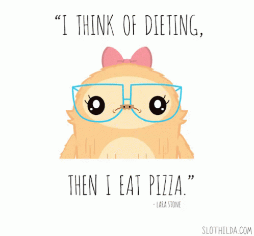 Me On A Diet GIF - Diet Pizza GIFs
