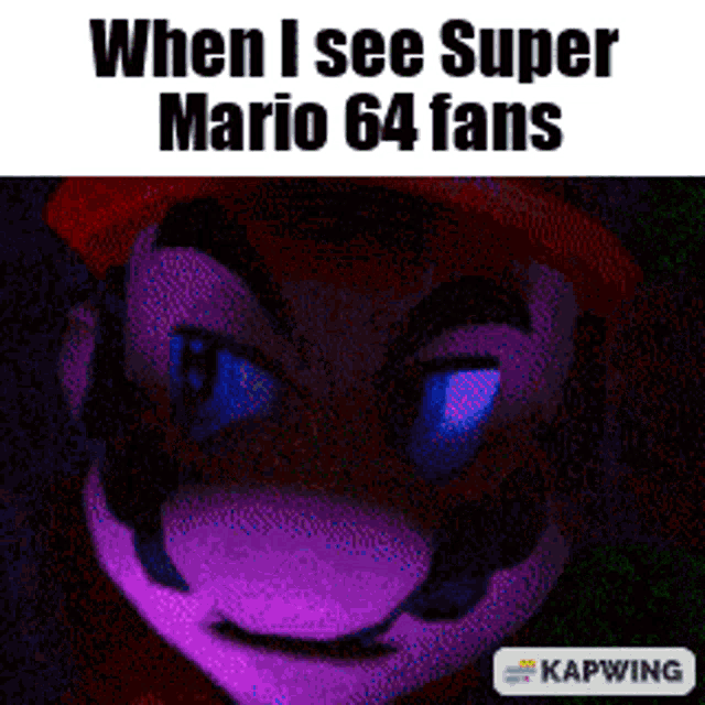 Super Mario64 Mario Bad GIF - Super Mario64 Mario Bad Mario64 GIFs