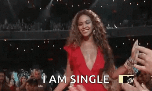 I Am Single Fabulous GIF - I Am Single Fabulous Beyonce GIFs