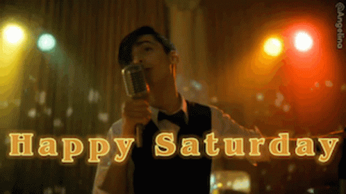 Aidan Gallagher Happy Saturday GIF - Aidan Gallagher Happy Saturday Happy Saturday Aidan GIFs
