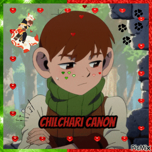 a picture of a boy with the name chilchar canon